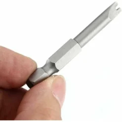 Set De 5Pcs 50mm 1/4 Embouts De Vissage Magnétique Tournevis Queue Hex Tête Forme U Pour Tournevis Electrique U4-U8 -Promos Brico Forte Boutique 100341822 2