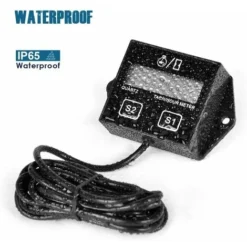 Tachymètre De Compteur Horaire Numérique, Rappel De Maintenance, Batterie Remplaçable, Arrêt Automatique, Utilisation Pour Tondeuse à Gazon ZTR Générateur De Tracteur Marine VTT Motoneige Et équipemen -Promos Brico Forte Boutique 100343149 5