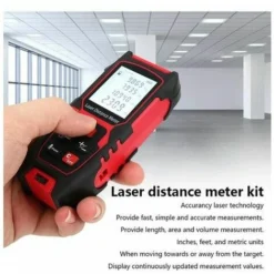 Télémètre Laser Portable, Télémètre Infrarouge Portable Altimètre Portable Haute Précision Mesure Intérieure Laser Portable (60 M)195g 8 Télémètre Laser Portable, Télémètre Infrarouge Portable Altimètre Portable Haute Précision Mesure Intérieure Laser Portable (60 M)195g -Promos Brico Forte Boutique 100343627 4