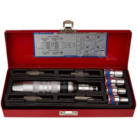 COFFRET TOURNEVIS A FRAPPER KING TONY AVEC EMBOUTS ET DOUILLES 2 COFFRET TOURNEVIS A FRAPPER KING TONY AVEC EMBOUTS ET DOUILLES – Image 2