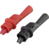 VOLTCRAFT MSK-111 Pince Crocodile Connecteur Mâle 2 Mm CAT III 1000 V, CAT IV 600 V Noir, Rouge