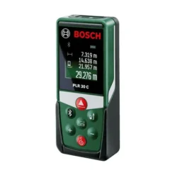Bosch Télémètre Laser PLR 30 C (avec Application Dédiée, Bluetooth, Portée : 0,05–30 M, Précision : ± 2 Mm, Dans Boîte En Carton)