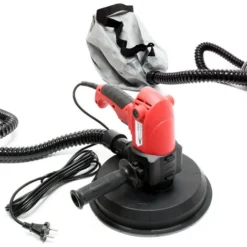 Ponceuse Pour Mur Et Plafond 1010W 215mm Disque De Meulage Plâtre Sac Poussière Intégré Aspiration