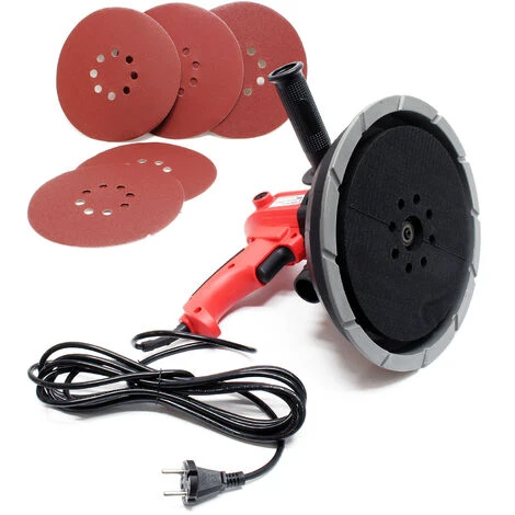 Ponceuse Pour Mur Et Plafond 1010W 215mm Disque De Meulage Plâtre Sac Poussière Intégré Aspiration 2 Ponceuse Pour Mur Et Plafond 1010W 215mm Disque De Meulage Plâtre Sac Poussière Intégré Aspiration – Image 2