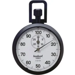 Chronomètre De Précision à Couronne 1/10 Sec. 15 Min. Hanhart
