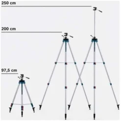BOSCH Trépied 1/4 97.5 à 250 Cm - BT250 - 0601096A00 -Promos Brico Forte Boutique 1171239 4