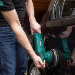 Polisseuse Excentrique 150mm 1050W. Meule D'appui Et 1 éponge Incluse -Promos Brico Forte Boutique 12259956 4