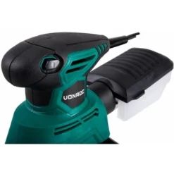 Ponceuse Delta Multifonction 130W - Ponceuse à Main - Avec Boîtier De Récupération De Poussière Et 6 Papiers Abrasifs -Promos Brico Forte Boutique 12593812 3