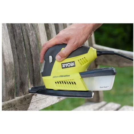 Ponceuse Multifonction RYOBI 180 W - 3 Modes - Triangulaire - RMS180-TA30 2 Ponceuse Multifonction RYOBI 180 W - 3 Modes - Triangulaire - RMS180-TA30 – Image 2