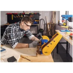 MSW Ponceuse Ponceuse À Bande Ponceuse À Bande Rectifieuse Bloc De Ponçage 250 W -Promos Brico Forte Boutique 13814635 4