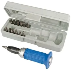 COFFRET 14 PIÈCES TOURNEVIS À CHOCS À POIGNÉE CAOUTCHOUTÉE 14 PCS SILVERLINE 375291