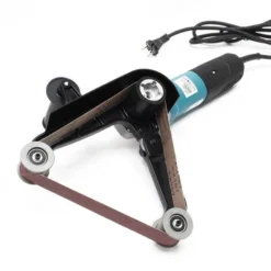 Ponceuse à Bande 760mm 1300W 3 Tailles De Grain 80/100/120 Meulage Polissage Égrener Bande Abrasive -Promos Brico Forte Boutique 14930632 4