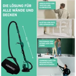 Ponceuse Girafe 1050 W - Idéale Pour Le Plafond Et Les Murs - Diamètre Du Disque 225mm -Promos Brico Forte Boutique 15463857 4