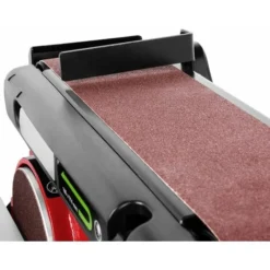 Ponceuse à Bande, Puissance 400W, Vitesse Bande 7,35m/s, Inclinaison Ceinture Jusqu'à 90º, Table à Disque Inclinable Jusqu'à 45º - Greencut LJ400C -Promos Brico Forte Boutique 15928522 2