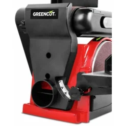 Ponceuse à Bande, Puissance 400W, Vitesse Bande 7,35m/s, Inclinaison Ceinture Jusqu'à 90º, Table à Disque Inclinable Jusqu'à 45º - Greencut LJ400C -Promos Brico Forte Boutique 15928522 4