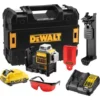 Laser 3x360° 10.8V 2.0Ah DEWALT Faisceau Rouge + Batterie Et Chargeur - DCE089D1R