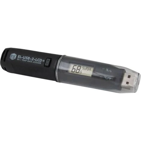 Enregistreur De Données Multifonction Lascar Electronics EL-USB-2-LCD+ Valeur De Mesure Température, Humidité De Lair - 1 Enregistreur De Données Multifonction Lascar Electronics EL-USB-2-LCD+ Valeur De Mesure Température, Humidité De Lair -