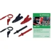 Set De Cordons De Mesure De Sécurité SKS Hirschmann MMS 2020 [Banane Mâle 4 Mm - Banane Mâle 4 Mm] 1.00 M Noir, Rouge 1 Pc(s) X40532