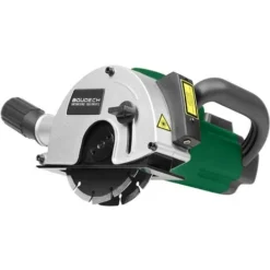 Rainureuse 1700W Avec Guide Laser, 2 Lames Diamantées Et Adaptateur Pour Aspirateur - Machine à Rainurer Les Murs Et Les Plaques De Plâtre Avec Câble De 3MT -Promos Brico Forte Boutique 17605810 5