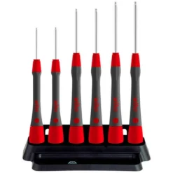 WIHA Jeu 6 Tournevis Picofinish 6 Pans Tête Sphérique 42993