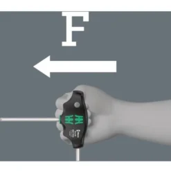 Wera 454 HF Clé Coudée Pour Vis à 6 Pans Creux Taille (métrique): 3 Mm Longueur De La Lame: 100 Mm -Promos Brico Forte Boutique 18261381 3