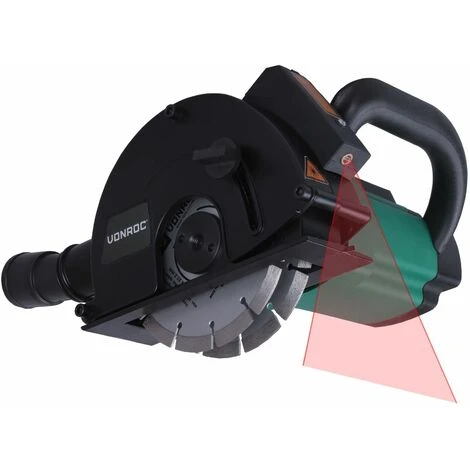 Rainureuse 1700W à Laser - 150mm - 2 Disques Diamants Et Sac De Rangement Inclus 2 Rainureuse 1700W à Laser - 150mm - 2 Disques Diamants Et Sac De Rangement Inclus – Image 2