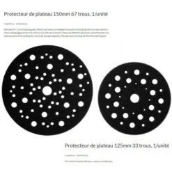 Coffret MIRKA DEROS PRO 5650CV Ponceuse Orbitale + Tuyau + Plateau Et Protection 125 & 150 Mm 8 Coffret MIRKA DEROS PRO 5650CV Ponceuse Orbitale + Tuyau + Plateau Et Protection 125 & 150 Mm -Promos Brico Forte Boutique 23213095 4