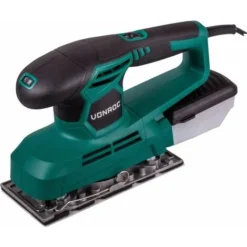 Ponceuse Vibrante 240W – 90x187mm – Boîtier De Récupération De Poussière Et 12 Feuilles Abrasives Inclus -Promos Brico Forte Boutique 23286937 4