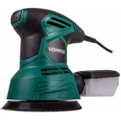 Ponceuse Orbitale Excentrique 300W – Ø 125mm - Boîte à Poussière Et 12 Feuilles Abrasives Inclus -Promos Brico Forte Boutique 23345341 3