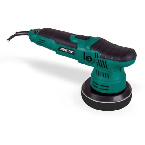 Polisseuse Excentrique 650W – 125mm. 1 Disque De Polissage Et Plateau De Support Inclus 1 Polisseuse Excentrique 650W – 125mm. 1 Disque De Polissage Et Plateau De Support Inclus