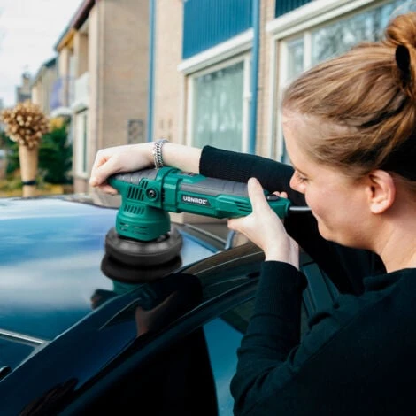 Polisseuse Excentrique 650W – 125mm. 1 Disque De Polissage Et Plateau De Support Inclus 2 Polisseuse Excentrique 650W – 125mm. 1 Disque De Polissage Et Plateau De Support Inclus – Image 2