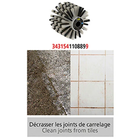 Brosse Fibre Plastique D. 120 Mm - Pour Rénovateur REX 120C 3 Brosse Fibre Plastique D. 120 Mm - Pour Rénovateur REX 120C – Image 3