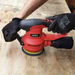 Ponceuse Excentrique 450w Ponceuse Orbitale à Vitesse Variable - Fournie 6 Disques Abrasifs 125mm - 6 Vitesses D'oscillation -Promos Brico Forte Boutique 24995005 3