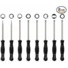 8 Pcs Tournevis De Réglage De Carburateur Tournevis Pour Carburateur Nettoyage Moteur Réparation Convient à La Plupart Des Moteurs De 2 Cycles (8 Pcs Tournevis Avec Boîte&aiguille)