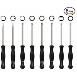 8 Pcs Tournevis De Réglage De Carburateur Tournevis Pour Carburateur Nettoyage Moteur Réparation Convient à La Plupart Des Moteurs De 2 Cycles (8 Pcs Tournevis Avec Boîte&aiguille)