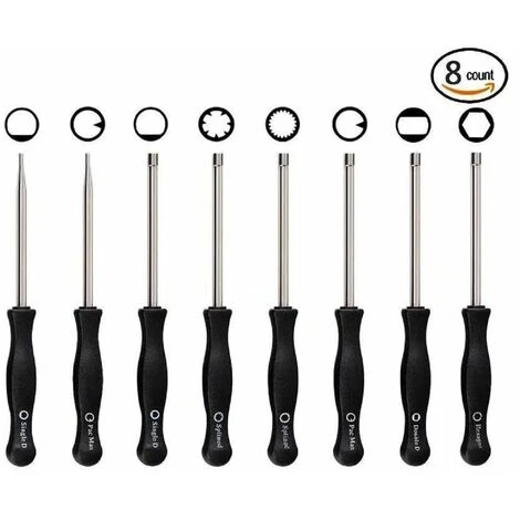 8 Pcs Tournevis De Réglage De Carburateur Tournevis Pour Carburateur Nettoyage Moteur Réparation Convient à La Plupart Des Moteurs De 2 Cycles (8 Pcs Tournevis Avec Boîte&aiguille) 1 8 Pcs Tournevis De Réglage De Carburateur Tournevis Pour Carburateur Nettoyage Moteur Réparation Convient à La Plupart Des Moteurs De 2 Cycles (8 Pcs Tournevis Avec Boîte&aiguille)