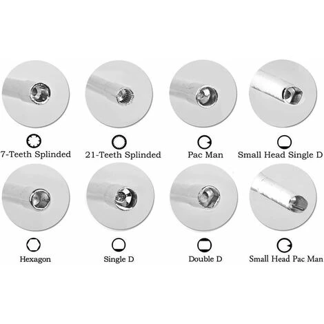 8 Pcs Tournevis De Réglage De Carburateur Tournevis Pour Carburateur Nettoyage Moteur Réparation Convient à La Plupart Des Moteurs De 2 Cycles (8 Pcs Tournevis Avec Boîte&aiguille) 3 8 Pcs Tournevis De Réglage De Carburateur Tournevis Pour Carburateur Nettoyage Moteur Réparation Convient à La Plupart Des Moteurs De 2 Cycles (8 Pcs Tournevis Avec Boîte&aiguille) – Image 3