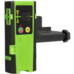 Huepar LR-6RG Détecteur Laser Pour Laser à Impulsions, Numérique Récepteur De Laser Vert Et Rouge, Utiliser Avec Lasers à Ligne Distance Jusqu'à 50-60m, Afficheurs LED à Trois Côtés