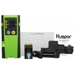 Huepar LR-6RG Détecteur Laser Pour Laser à Impulsions, Numérique Récepteur De Laser Vert Et Rouge, Utiliser Avec Lasers à Ligne Distance Jusqu'à 50-60m, Afficheurs LED à Trois Côtés -Promos Brico Forte Boutique 26695467 5