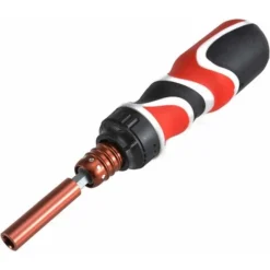 Embout De Tournevis à Cliquet Réglable Télescopique à Double Usage Avec Porte-embout Et Poignée De Tournevis Réglable Pour Tournevis Magnétiques De 3,5 à 9,4 Cm