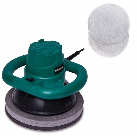 Polisseuse Excentrique 120W – 240mm - Double Poignées - 2 Bonnets De Polissage Inclus 1 Polisseuse Excentrique 120W – 240mm - Double Poignées - 2 Bonnets De Polissage Inclus