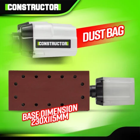 Ponceuse Vibrante 330W - Constructor 3 Ponceuse Vibrante 330W - Constructor – Image 3