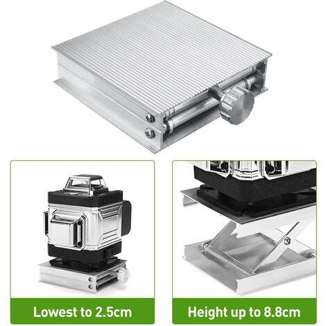 Niveau Laser 4D 360 ° 16 Lignes Automatique Croix Rotatifs Télécommande Niveau + Base Rotative + Alimentation + Mallette De Transport + Support Mural 4 Niveau Laser 4D 360 ° 16 Lignes Automatique Croix Rotatifs Télécommande Niveau + Base Rotative + Alimentation + Mallette De Transport + Support Mural – Image 4