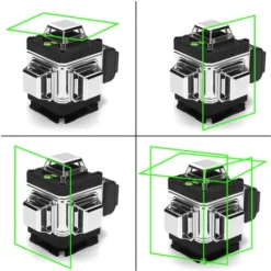 Niveau Laser 4D 360 ° 16 Lignes Automatique Croix Rotatifs Télécommande Niveau + Base Rotative + Alimentation + Mallette De Transport + Support Mural 9 Niveau Laser 4D 360 ° 16 Lignes Automatique Croix Rotatifs Télécommande Niveau + Base Rotative + Alimentation + Mallette De Transport + Support Mural -Promos Brico Forte Boutique 28211039 5