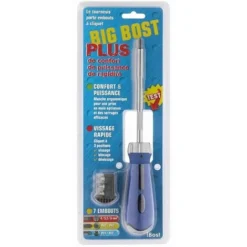 Tournevis BOST Porte-embout à Cliquet + 7 Embouts - 625086
