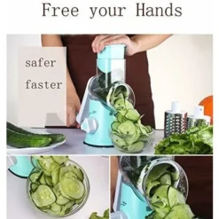 Coupe Légumes Spirale Ménager Avec 3 Lames, Foldable Spiraliseur De Légumes,légumes,courgettes,comme à Spaghetti Et Machine à Pâtes,Nouille,Rubans Ou Vermicelles -Promos Brico Forte Boutique 28592620 5