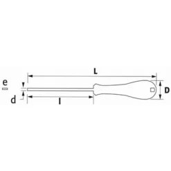 Tournevis Bois Fente Mecanicien 3,5x75 SAM - TW35MH75 6 Tournevis Bois Fente Mecanicien 3,5x75 SAM - TW35MH75 -Promos Brico Forte Boutique 30347931 3