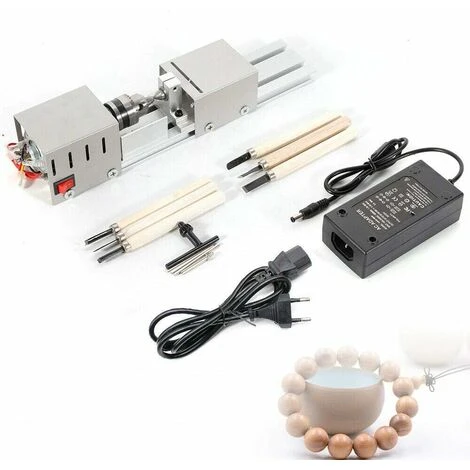 Travail Du Bois Bricolage Tour 100W Mini Tour Machine à Bois Bricolage Set Tour Avec L'UE Adaptateur (Lathe Miniature Standard + Fonction De Polissage) 1 Travail Du Bois Bricolage Tour 100W Mini Tour Machine à Bois Bricolage Set Tour Avec L'UE Adaptateur (Lathe Miniature Standard + Fonction De Polissage)