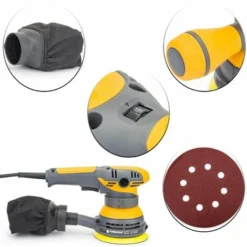 Ponceuse Orbitale Aléatoire électrique 1100W Ø 125 Mm -Promos Brico Forte Boutique 32152297 3