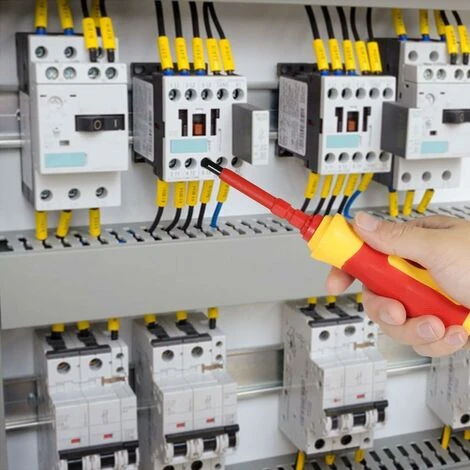 7 En 1 1000V Tournevis Isolants Interchangeables Set Avec Phillips Magnétique Et Embouts Fendue électricien Kit D'outils De Réparation-A 3 7 En 1 1000V Tournevis Isolants Interchangeables Set Avec Phillips Magnétique Et Embouts Fendue électricien Kit D'outils De Réparation-A – Image 3